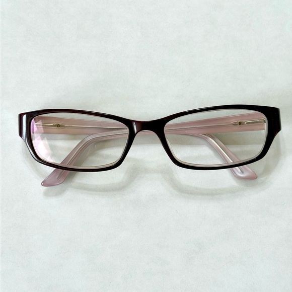 Plastic Eggplant Purple Women's Eyeglasses Eye Glass Frames - Picture 6 of 6